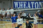 VB vs MHC  Wheaton Women's Volleyball vs Mount Holyoke College. - Photo by Keith Nordstrom : Wheaton, Volleyball, VB